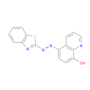 8-Quinolinol, 5-(2-benzothiazolylazo)-