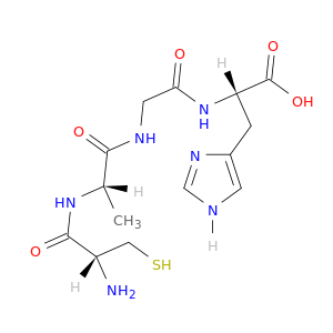 L-Histidine, N-[N-(N-L-cysteinyl-L-alanyl)glycyl]-