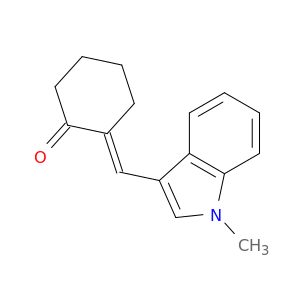Cyclohexanone, 2-[(1-methyl-1H-indol-3-yl)methylene]-, (2Z)-