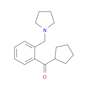 CYCLOPENTYL 2-(PYRROLIDIN-1-YLMETHYL)PHENYL KETONE