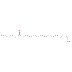 Undecanamide, 11-(ethyldithio)-N-propyl-