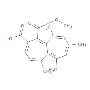 1,2-Heptalenedicarboxylic acid, 5,6,8,10-tetramethyl-, 1-methyl ester