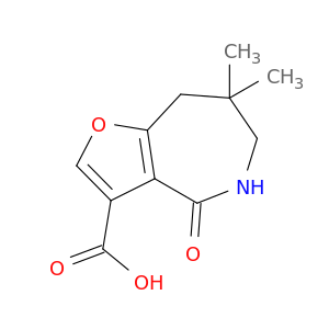7,7-dimethyl-4-oxo-4H,5H,6H,7H,8H-furo[3,2-c]azepine-3-carboxylic Acid