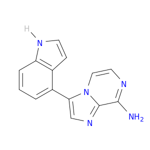 Imidazo[1,2-a]pyrazin-8-amine, 3-(1H-indol-4-yl)-