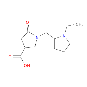1-[(1-Ethylpyrrolidin-2-yl)methyl]-5-oxopyrrolidine-3-carboxylic Acid