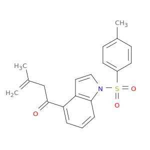 1H-Indole, 4-(3-methyl-1-oxo-3-butenyl)-1-[(4-methylphenyl)sulfonyl]-
