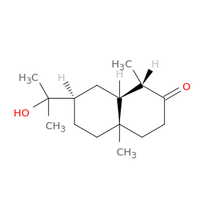 2(1H)-Naphthalenone,octahydro-7-(1-hydroxy-1-methylethyl)-1,4a-dimethyl-, (1S,4aS,7R,8aS)-