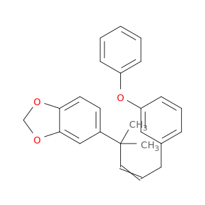 1,3-Benzodioxole, 5-[1,1-dimethyl-4-(3-phenoxyphenyl)-2-butenyl]-