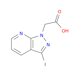 1H-Pyrazolo[3,4-b]pyridine-1-acetic acid, 3-iodo-