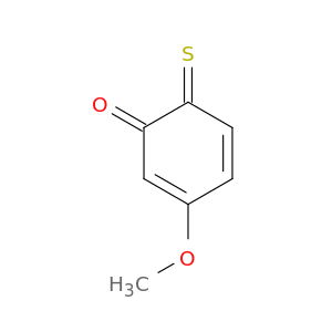 2,4-Cyclohexadien-1-one, 3-methoxy-6-thioxo-