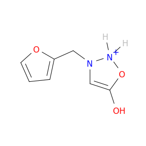 1,2,3-Oxadiazolium, 5-hydroxy-3-(2-furanylmethyl)-