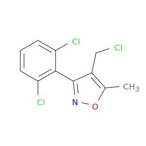 Isoxazole,4-(chloromethyl)-3-(2,6-dichlorophenyl)-5-methyl-