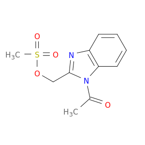 (1-acetyl-1h-benzimidazol-2-yl)methyl methanesulfonate