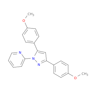 Pyridine, 2-[3,5-bis(4-methoxyphenyl)-1H-pyrazol-1-yl]-