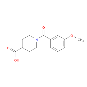 1-(3-甲氧基-苯甲酰)-哌啶-4-羧酸