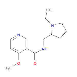 N-((1-ETHYL-2-PYRROLIDINYL)METHYL)-4-METHOXYNICOTINAMIDE
