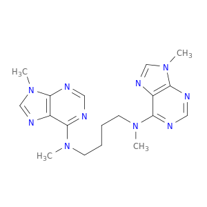1,4-Butanediamine, N,N'-dimethyl-N,N'-bis(9-methyl-9H-purin-6-yl)-