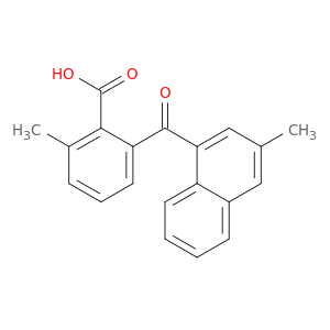 2-methyl-6-[(3-methylnaphthalen-1-yl)carbonyl]benzoic acid