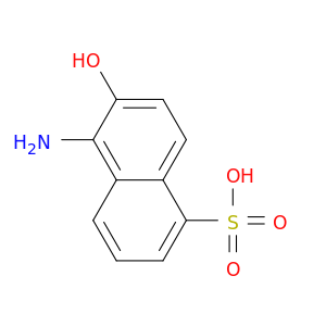 1-Naphthalenesulfonic acid, 5-amino-6-hydroxy-