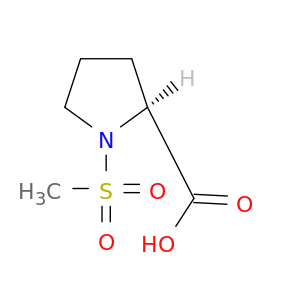 (S)-1-(甲基磺酰基)吡咯烷-2-羧酸