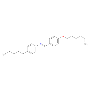Benzenamine, N-[[4-(hexyloxy)phenyl]methylene]-4-pentyl-, (E)-