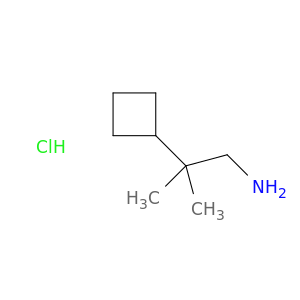 2-cyclobutyl-2-methylpropan-1-amine hydrochloride