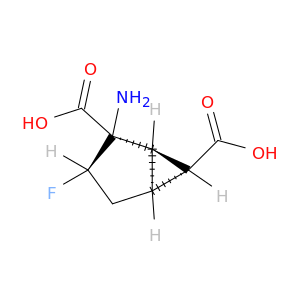 Bicyclo[3.1.0]hexane-2,6-dicarboxylicacid, 2-amino-3-fluoro-, (1R,2R,3R,5S,6R)-