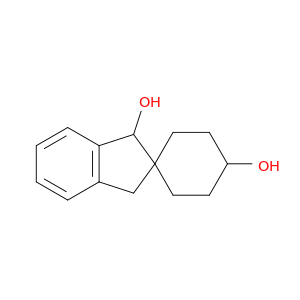 Spiro[cyclohexane-1,2'-[2H]indene]-1',4-diol, 1',3'-dihydro-