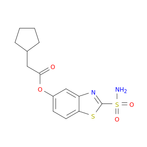 Cyclopentaneacetic acid, 2-(aminosulfonyl)-5-benzothiazolyl ester