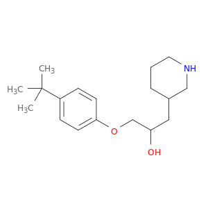 3-Piperidineethanol, a-[[4-(1,1-dimethylethyl)phenoxy]methyl]-