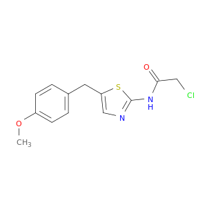 2-氯-N-[5-[(4-甲氧基苯基)甲基]-2-噻唑基]乙酰胺