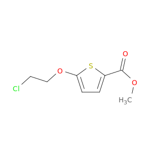2-Thiophenecarboxylic acid, 5-(2-chloroethoxy)-, methyl ester