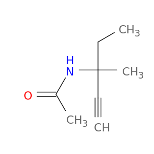 Acetamide, N-(1-ethyl-1-methyl-2-propynyl)-