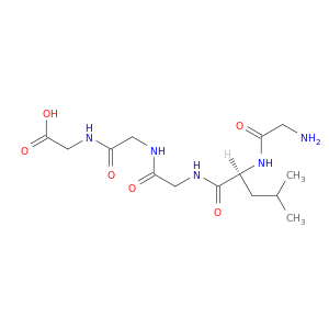 Glycine, N-[N-[N-(N-glycyl-L-leucyl)glycyl]glycyl]-