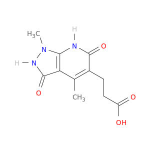 3-{1,4-Dimethyl-3,6-dioxo-1H,2H,3H,6H,7H-pyrazolo[3,4-b]pyridin-5-yl}propanoic Acid