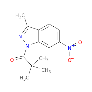 1H-Indazole, 1-(2,2-dimethyl-1-oxopropyl)-3-methyl-6-nitro-