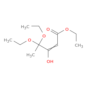 2-Pentenoic acid, 4,4-diethoxy-3-hydroxy-, ethyl ester