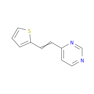Pyrimidine, 4-[2-(2-thienyl)ethenyl]-