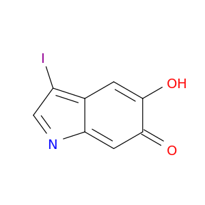 6H-Indol-6-one, 5-hydroxy-3-iodo-