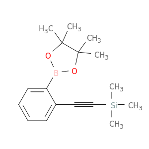 4,4,5,5-四甲基-2-[2-[(三甲基硅基)乙炔基]苯基]-1,3,2-二氧杂硼烷