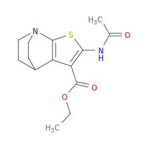 乙基2-(乙酰氨基)-5,6-二氢-4H-4,7-乙酸噻吩[2,3-B]吡啶-3-羧酸盐