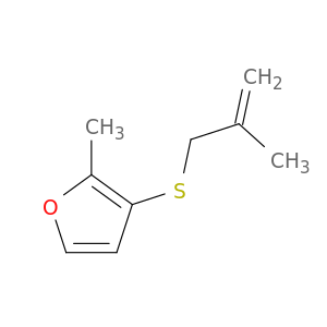 Furan, 2-methyl-3-[(2-methyl-2-propenyl)thio]-