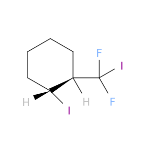 Cyclohexane, 1-(difluoroiodomethyl)-2-iodo-, trans-