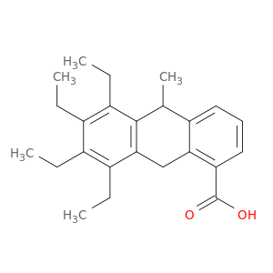 1-Anthracenecarboxylicacid, 5,6,7,8-tetraethyl-9,10-dihydro-10-methyl-