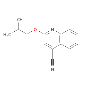 4-Quinolinecarbonitrile,2-(2-methylpropoxy)-