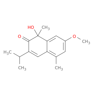 1-hydroxy-7-methoxy-1,5-dimethyl-3-(propan-2-yl)naphthalen-2(1h)-one