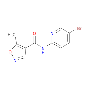 4-Isoxazolecarboxamide, N-(5-bromo-2-pyridinyl)-5-methyl-