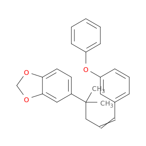 1,3-Benzodioxole, 5-[1,1-dimethyl-4-(3-phenoxyphenyl)-3-butenyl]-