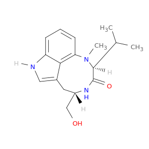(2s,5s)-5-(hydroxymethyl)-2-isopropyl-1-methyl-1,2,4,5,6,8-hexahydro-3h-[1,4]diazonino[7,6,5-cd]indol-3-one