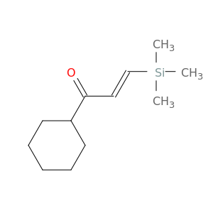 2-Propen-1-one, 1-cyclohexyl-3-(trimethylsilyl)-, (2E)-